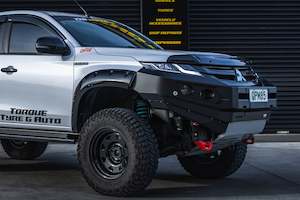 Rockarmor Gt Steel Hoopless Bullbar - Mitsubishi Triton Mr (Full Bar Replacement)