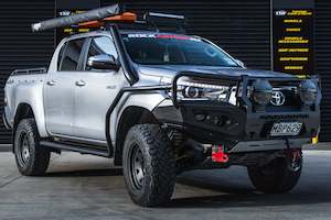 Rockarmor Gt Hoop Steel Bullbar - Toyota  Hilux N80 Bullbar 2015 -2020
