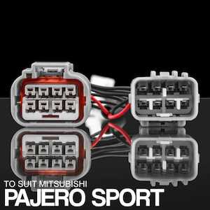 Mitsubishi Pajero: STEDI Mitsubishi QE Pajero Sport Headlight Piggy Back Adapter
