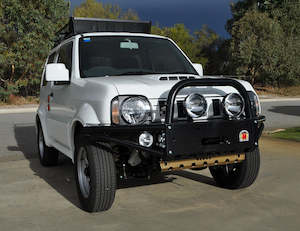 Suzuki Jimny Rotorua: XROX Bull Bar to suit Suzuki Jimny Sierra With Bonnet Scoop 2012-2018
