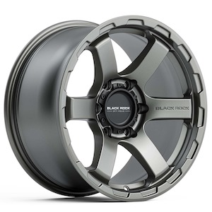 Nyc Wheels Vendor: Black Rock Grip Satin Gunmetal Grey
