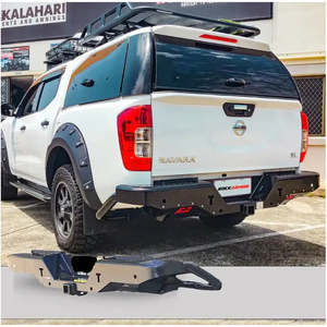 Nissan Navara Rotorua: Nissan Navara Np300 D23 2015 to current Rockamor Elite Steel Rear Step / Towbar