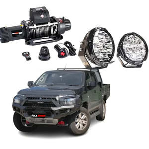 Mitsubishi Mv Triton 2024 Rockarmor Gt Hoopless Bullbar Combo Pack