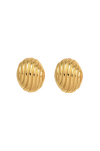 Earrings: Sculpt Earring - Gold *PRE-ORDER*