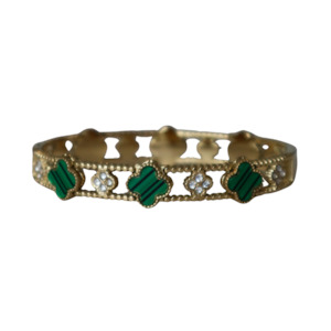 Bracelets: Clove Bangle - Green