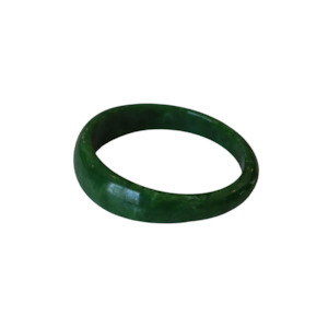Bracelets: Thin Jelly Bangle - Green
