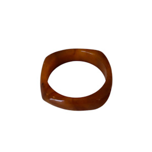 Bracelets: Jelly Bangle - Brown