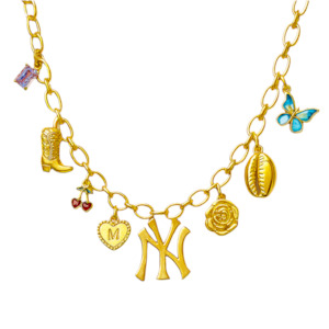 Build-A-Baddie Charm Necklace - Gold/Silver