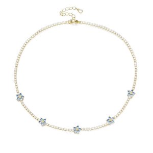 Neck Candy: Icey Daisy Tennis Choker