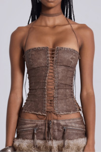 Odille Corset - Brown (S)