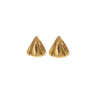 Vintage: Pecan Earrings - Gold
