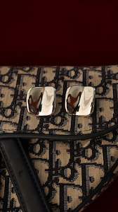 Vintage: Fold Earrings-Silver