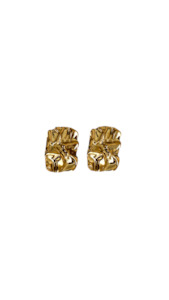 Classic: Foil Panel Earrings- Gold *PRE-ORDER*