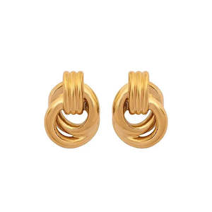 Classic: Knot Earrings - Gold