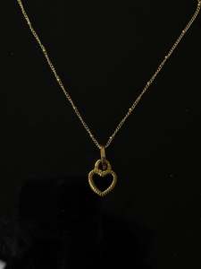 All: SS46 Double-Sided Heart Necklace *WATERPROOF & TARNISH-PROOF*