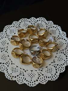 SS45 Yankee Crest Ring *WATERPROOF & TARNISH-PROOF* *Minor Scratches*