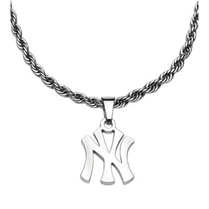 Yankee Power Rope Necklace- Silver