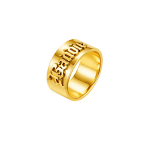 Baddie Statement Ring -18K Gold-Plated