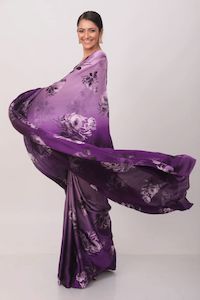Japan Satin Silk Printed Saree