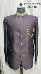 Sherwani: Silk Jodhpuri Suit