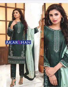 Plus Size: Georgette Pakistani Suit