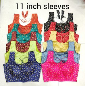 Silk Zari Embroidered Blouse