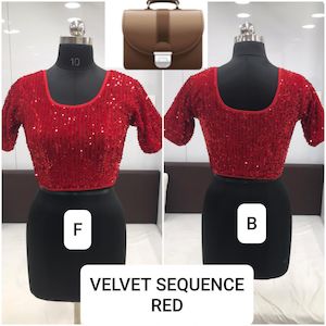 Velvet Readymade Blouse