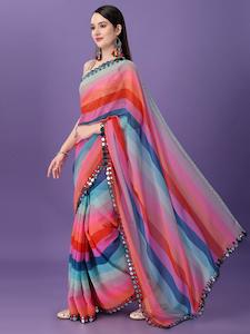 Exclusive Mirror Work Saree