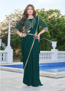 Bollywood Sarees: Readymade Saree With Belt