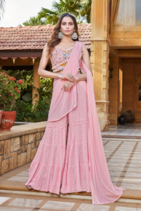 Bollywood Sarees: Sharara Saree