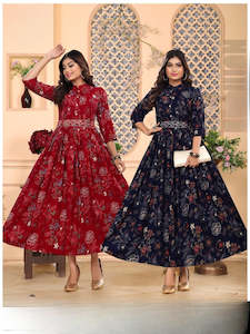 Kurti: Rayon Party Wear Kurti