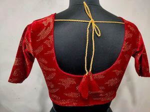 Velvet Stretchable readymade Blouse
