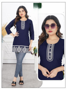 Kurti: Designer Rayon Kurti