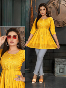 Short Rayon Kurti
