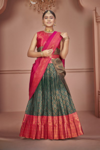 Lehenga: Silk Readymade Lehenga