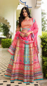 Silk Readymade Lehenga Choli