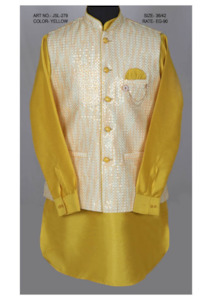 Men’s Modi Suit With Heavy Embroidery Sequence Jacket