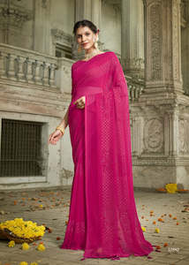 Designer Saree with Swarovski Work