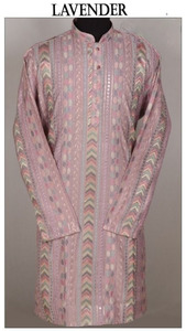 Men's Embroidered & Sequins Kurta Pajama