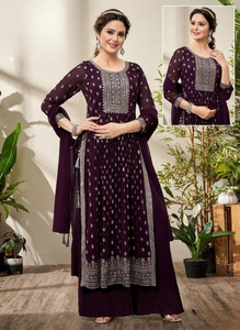 Salwar Kameez: Georgette Naira Cut Suit (Plus Size Only)
