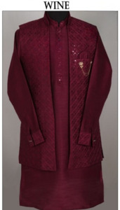 Men’s New Style Shrug & Kurta Pajama