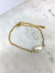 Pearl Chain Bracelet