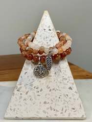 Bracelets: The Sunstone Triple Stack