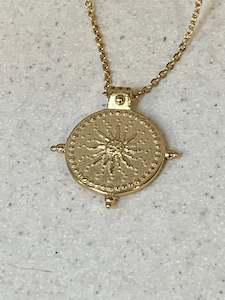 necklace: Golden Sun Necklace