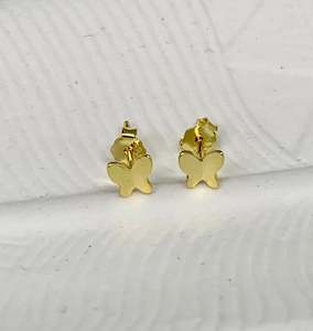 Stud Earrings: Butterfly Studs