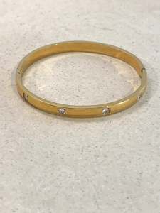 Alexa Gold Bangle