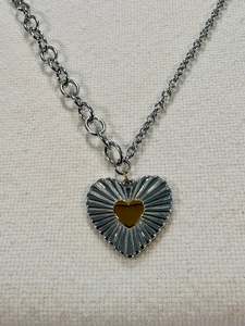 Waterproof Jewellery: Twin Hearts Necklace