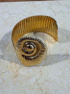 Coastal Collection 1: Conch Shell Cuff - Wide