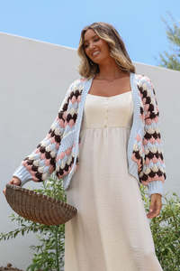 Clothing: Tellulah Chunky Stripe Cardi