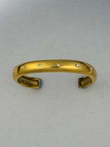 Bracelets Bangles Cuffs: Amy Gold Cuff Bangle